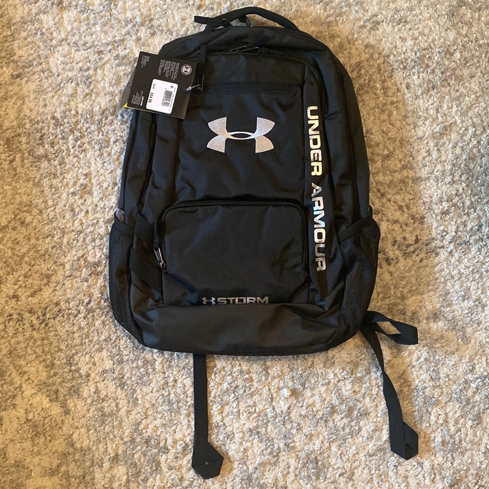 Under Armour black UA Hustle II Backpack NWT